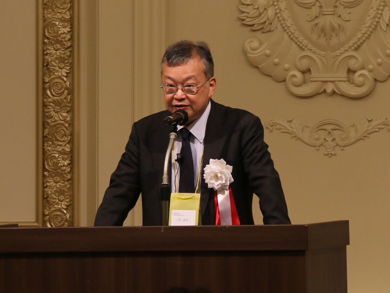 開会の辞：小西達裕学部長